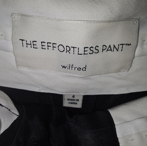 Wilfred Efortless Pant Cropped Black size 4 - Picture 16 of 16